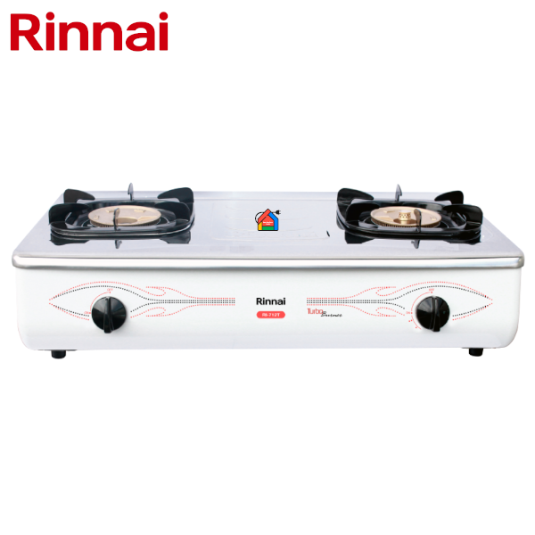 Kompor Rinnai 2 Tungku RI 712 T Api Turbo + Lilin