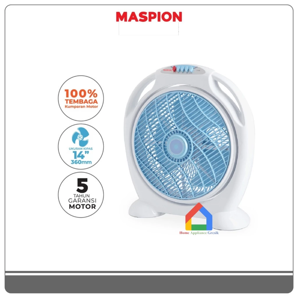 Kipas Angin Kotak Box Fan Maspion Box Fan JF 1403 (14 Inch)