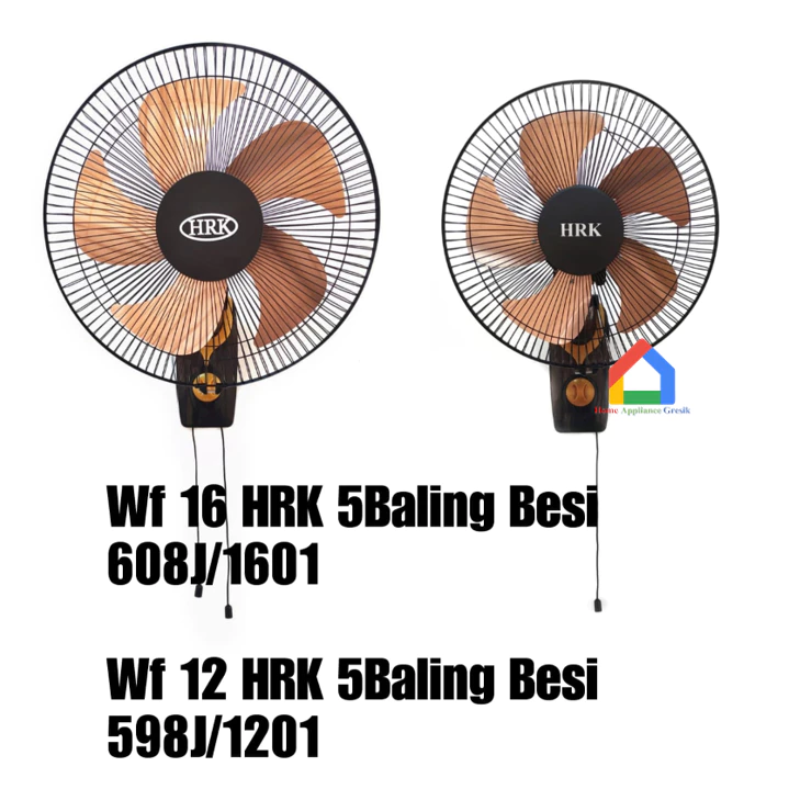 Kipas Angin HRK Dinding Besi WF 1201 (12 Inch)