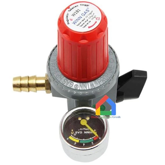 Regulator Winn Gas W191 M LPG Tekanan Tinggi Meteran