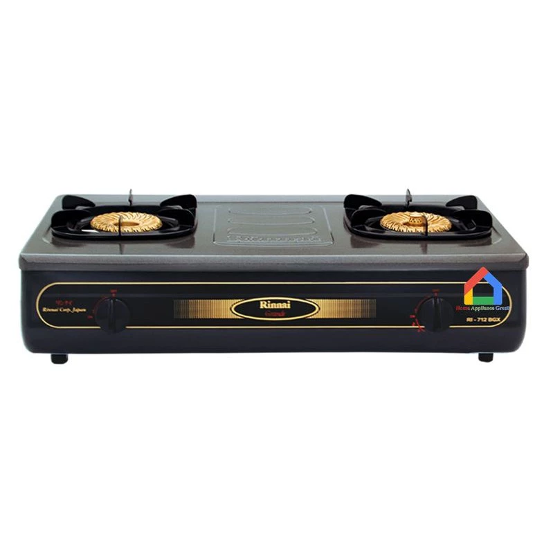 Kompor Rinnai 2 Tungku RI 712 BGX Api Lilin Tornado Besar