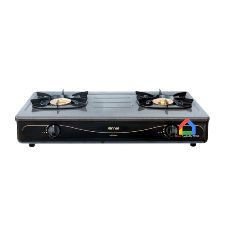 Kompor Rinnai 2 Tungku RI 602 AG Api Lilin Anti Gores